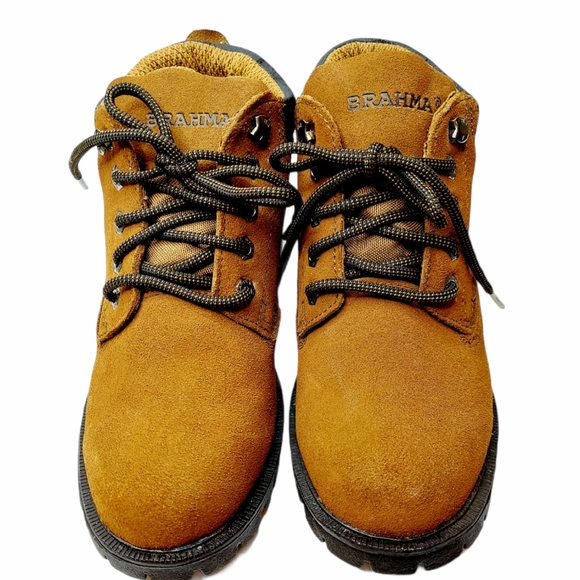 Brahma Raven Oil Resistant Waterproof Brown Ankle SZ 7.5 Hiking Work Boot NWOB - Picture 2 of 13